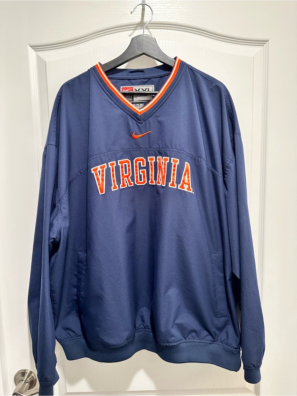 Nike Men’s Virginia Cavaliers Blue Shell Top Pullover, Size XXL